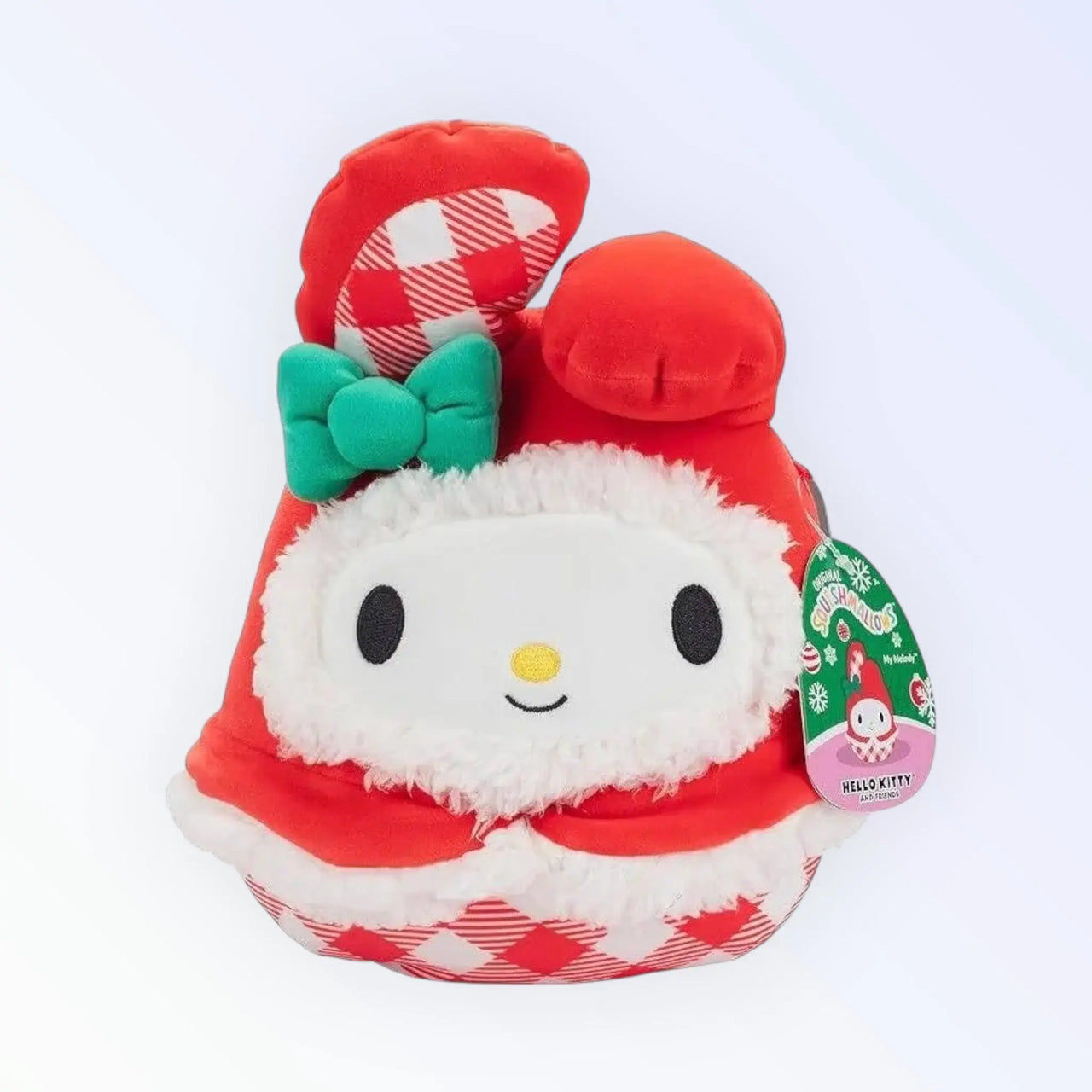 Squishmallow Christmas Sanrio Plush 8" My Melody Plaid Squishmallows