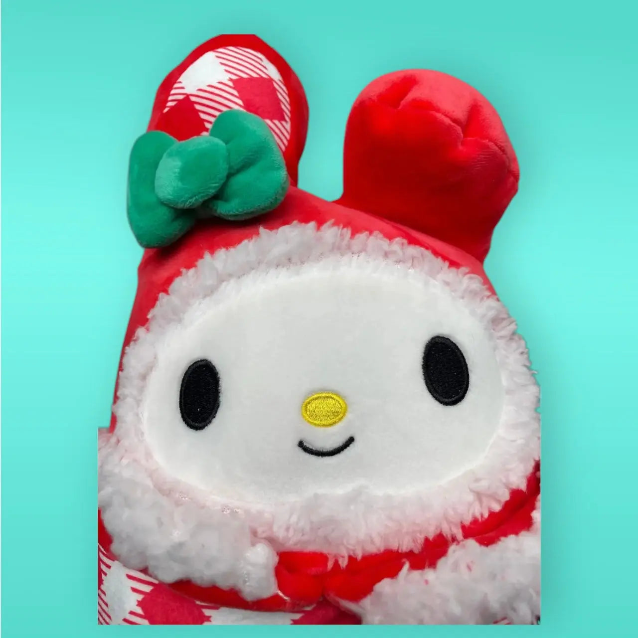 Squishmallow Christmas Sanrio Plush 8" My Melody Plaid Squishmallows