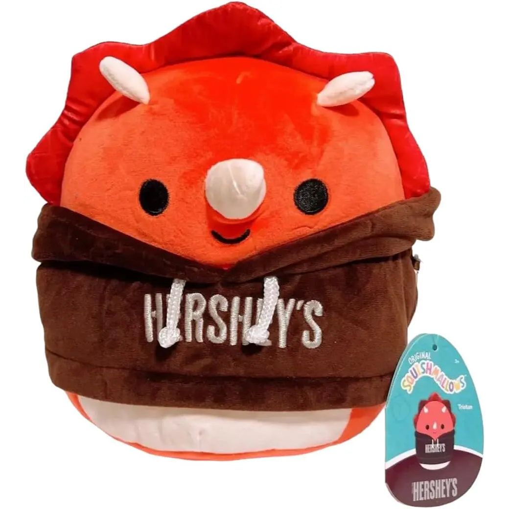 Squishmallow Hershey's Plush Toy 8" Tristan Triceratops Squishmallows