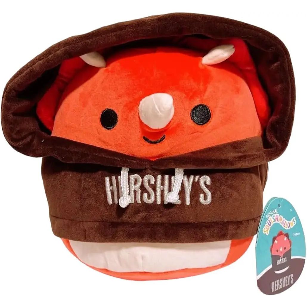 Squishmallow Hershey's Plush Toy 8" Tristan Triceratops Squishmallows