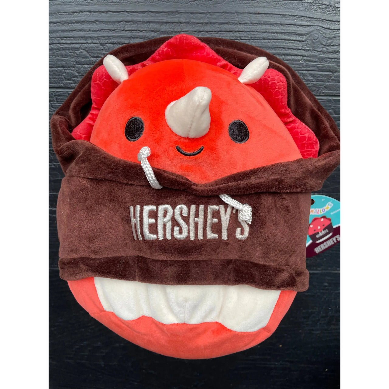 Squishmallow Hershey's Plush Toy 8" Tristan Triceratops Squishmallows