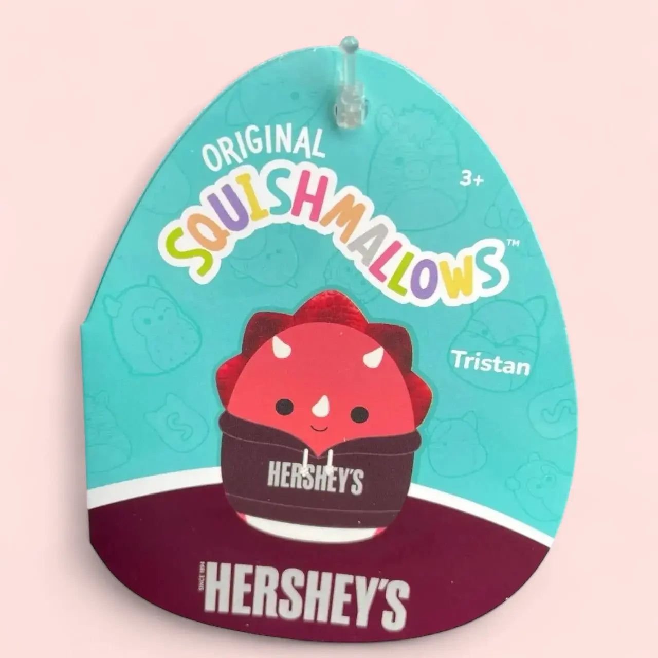 Squishmallow Hershey's Plush Toy 8" Tristan Triceratops Squishmallows