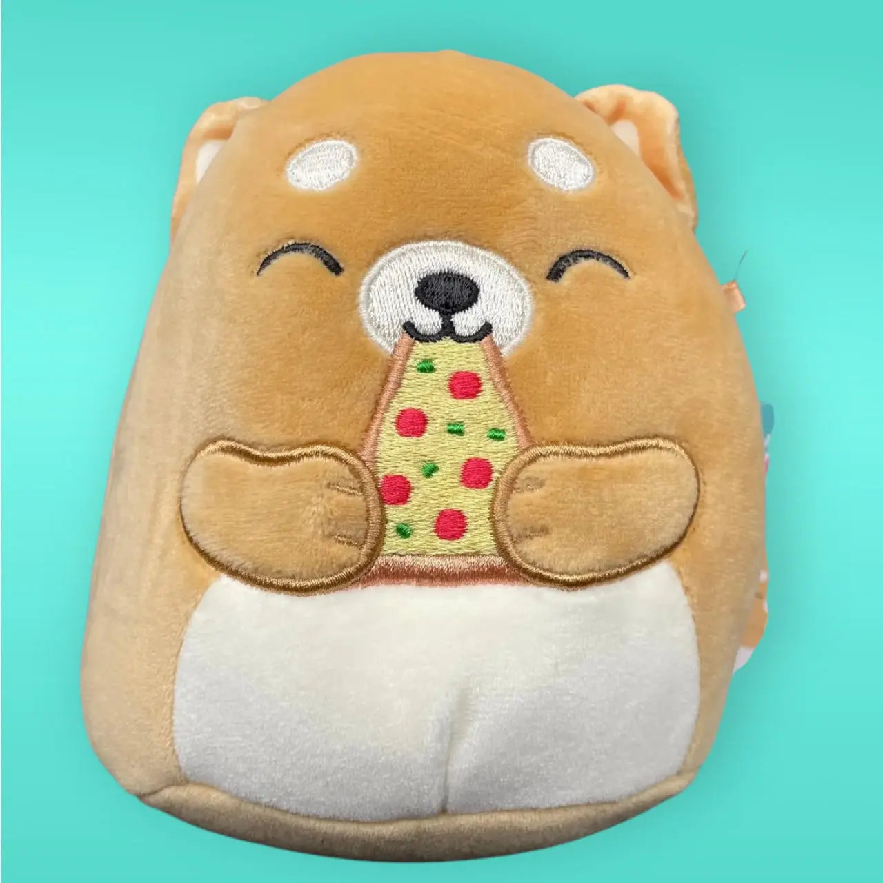 Squishmallow Plush Toy 5" Angie Shiba Inu with Pizza Squishmallows