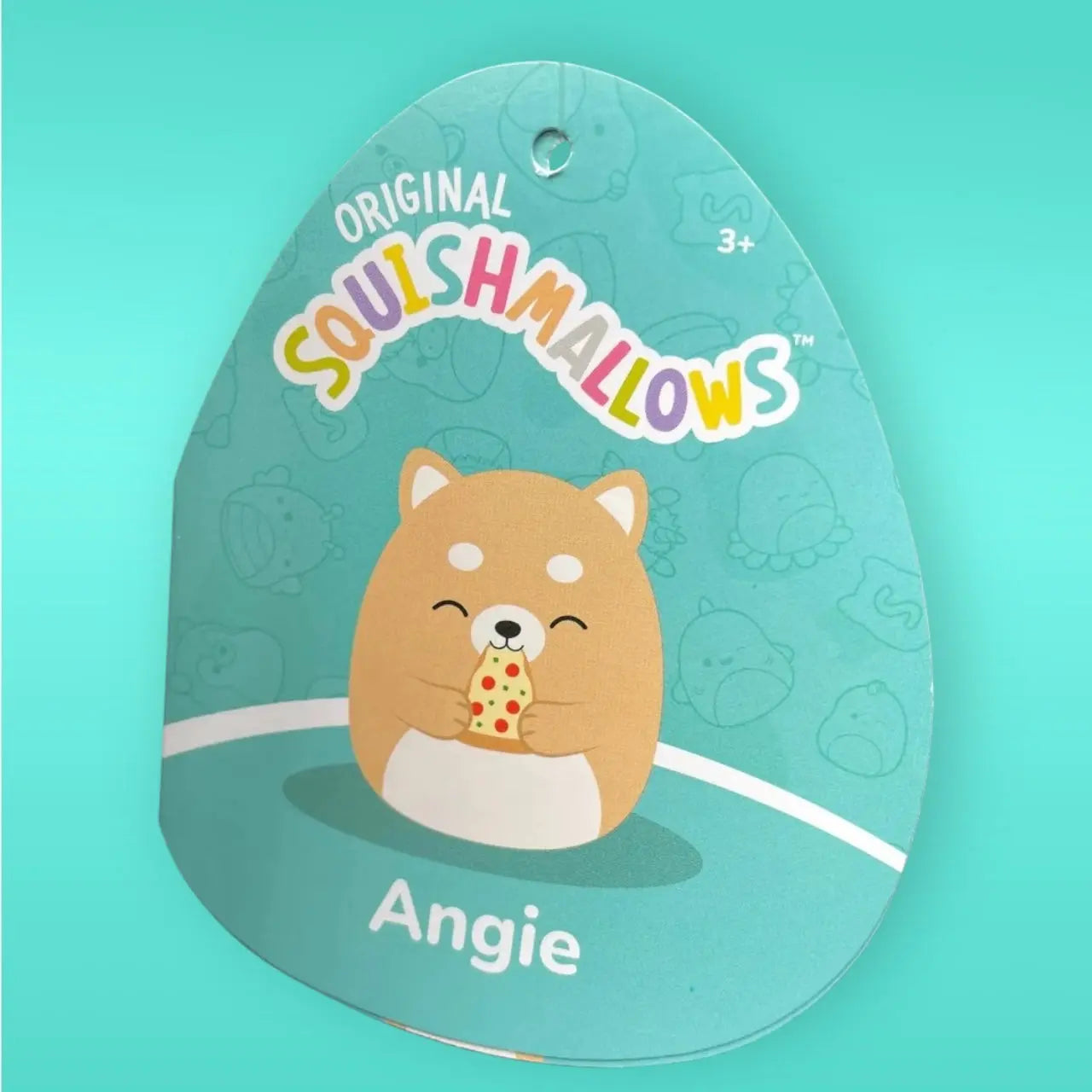 Squishmallow Plush Toy 5" Angie Shiba Inu with Pizza Squishmallows