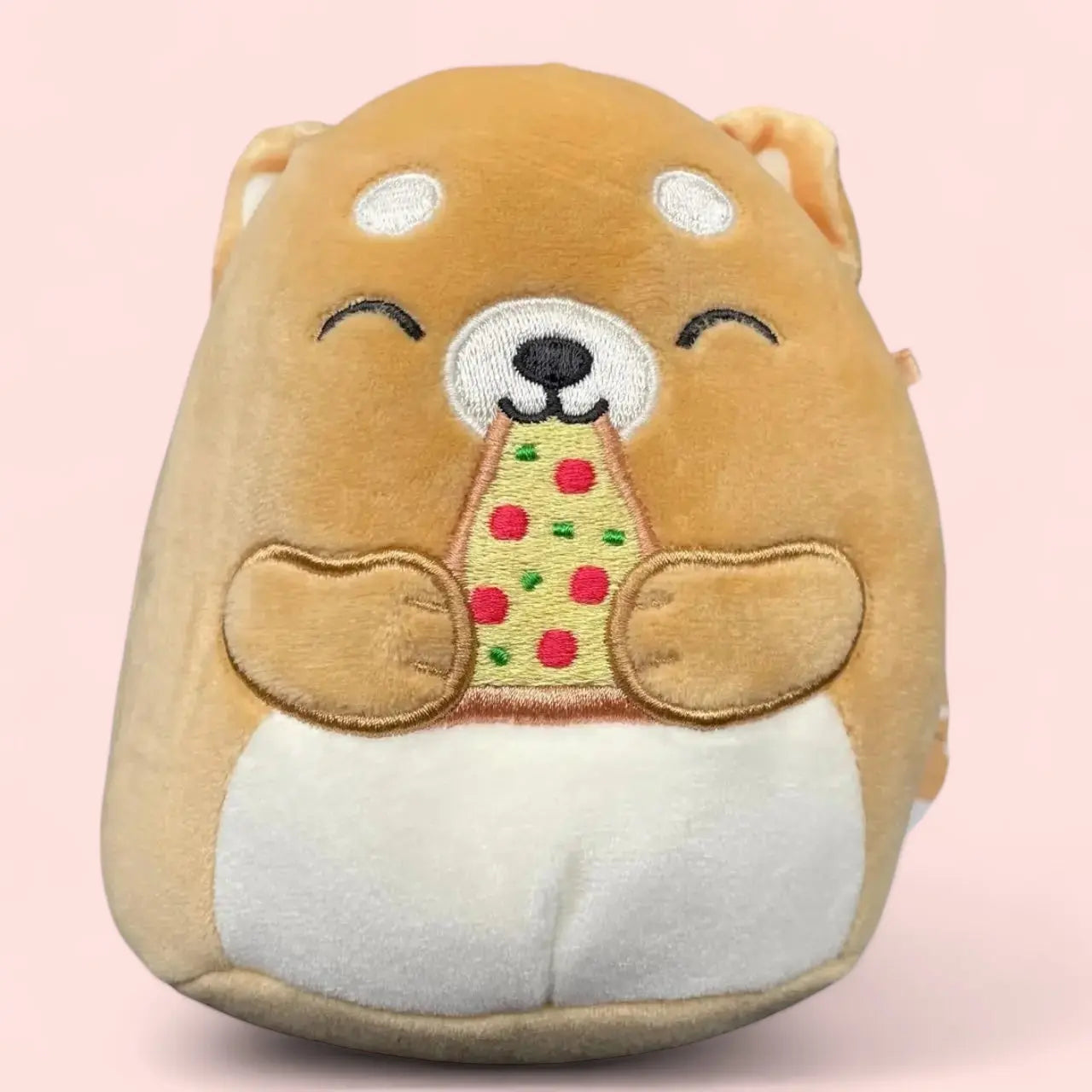 Squishmallow Plush Toy 5" Angie Shiba Inu with Pizza Squishmallows