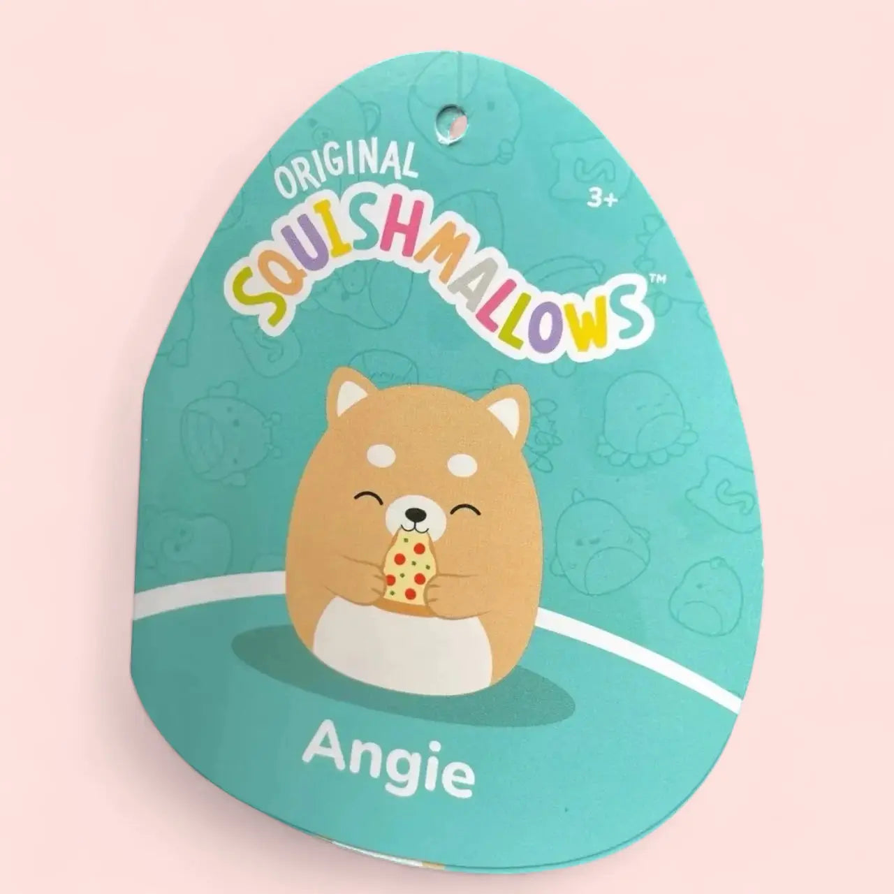 Squishmallow Plush Toy 5" Angie Shiba Inu with Pizza Squishmallows