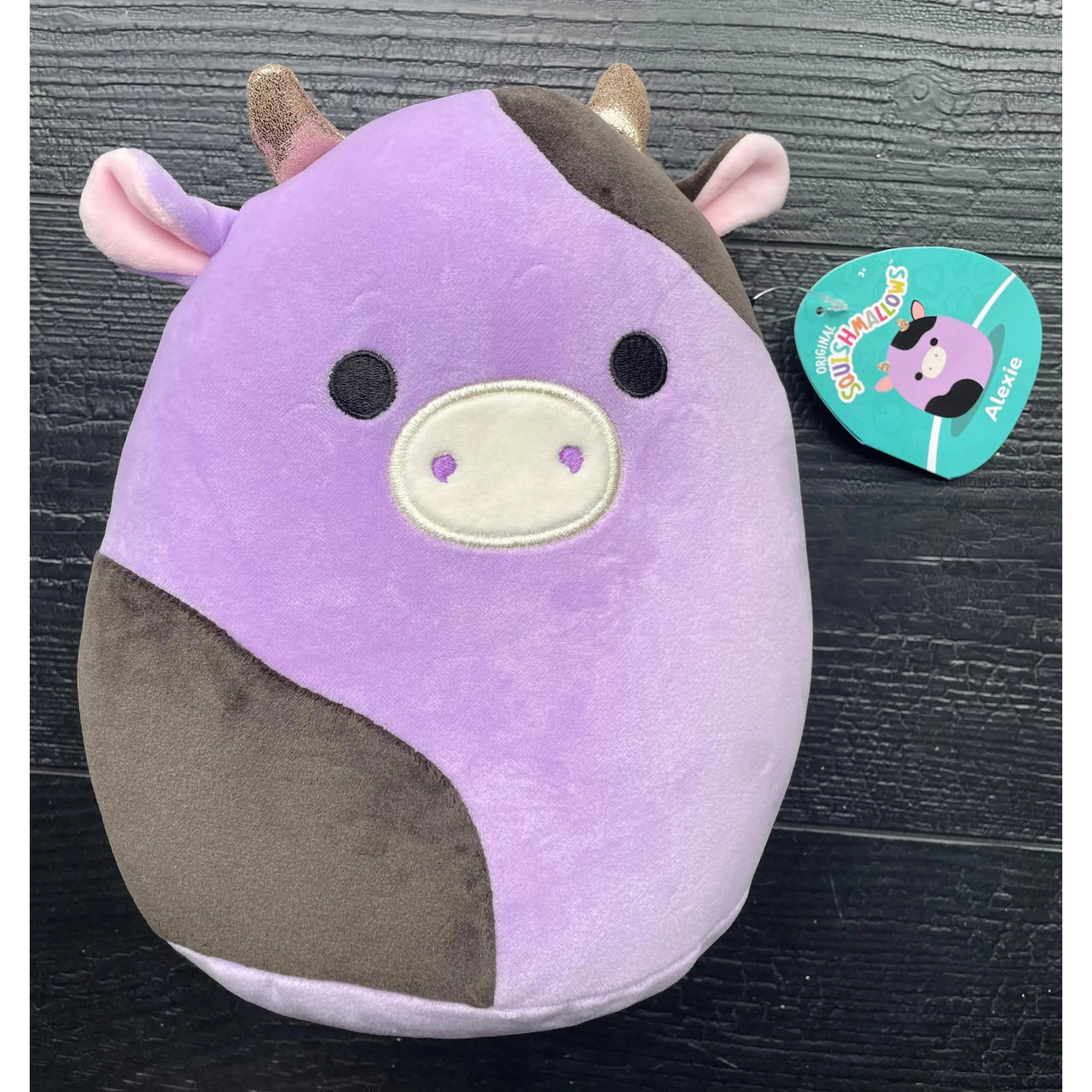 Squishmallow Plush Toy 8" Alexie the Cow Squishmallows