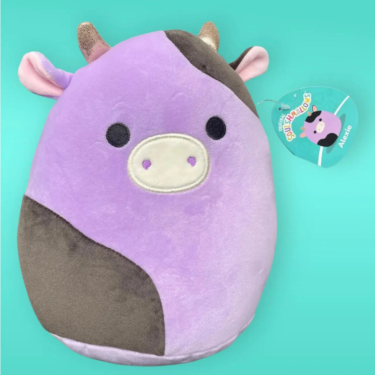 Squishmallow Plush Toy 8" Alexie the Cow Squishmallows