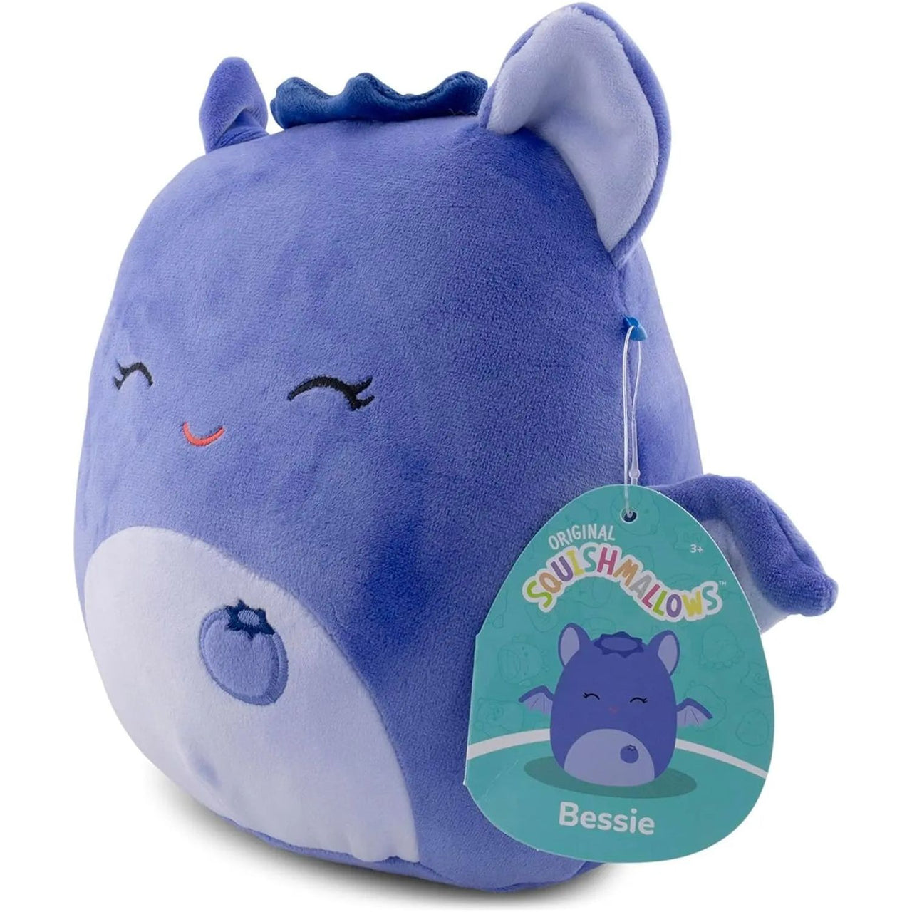 Squishmallow Plush Toy 8" Bessie the Blueberry Bat Squishmallows