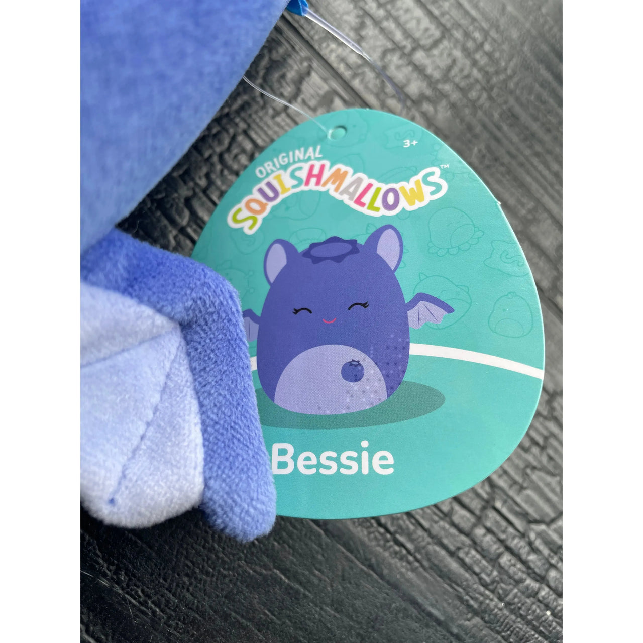 Squishmallow Plush Toy 8" Bessie the Blueberry Bat Squishmallows