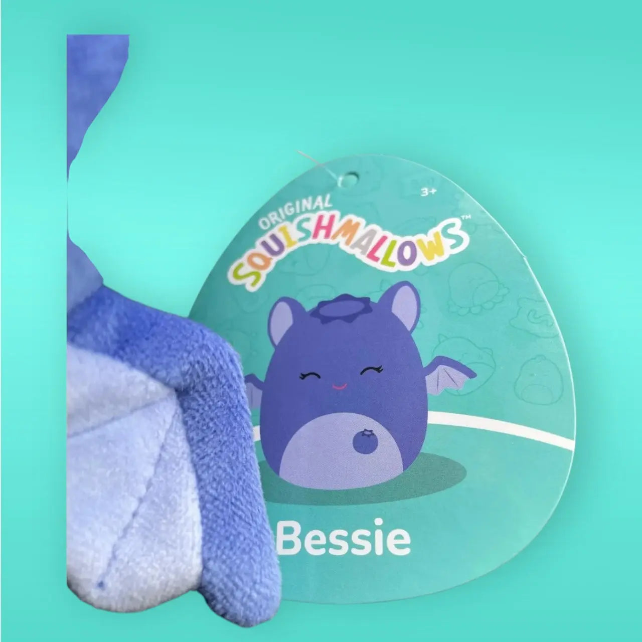 Squishmallow Plush Toy 8" Bessie the Blueberry Bat Squishmallows