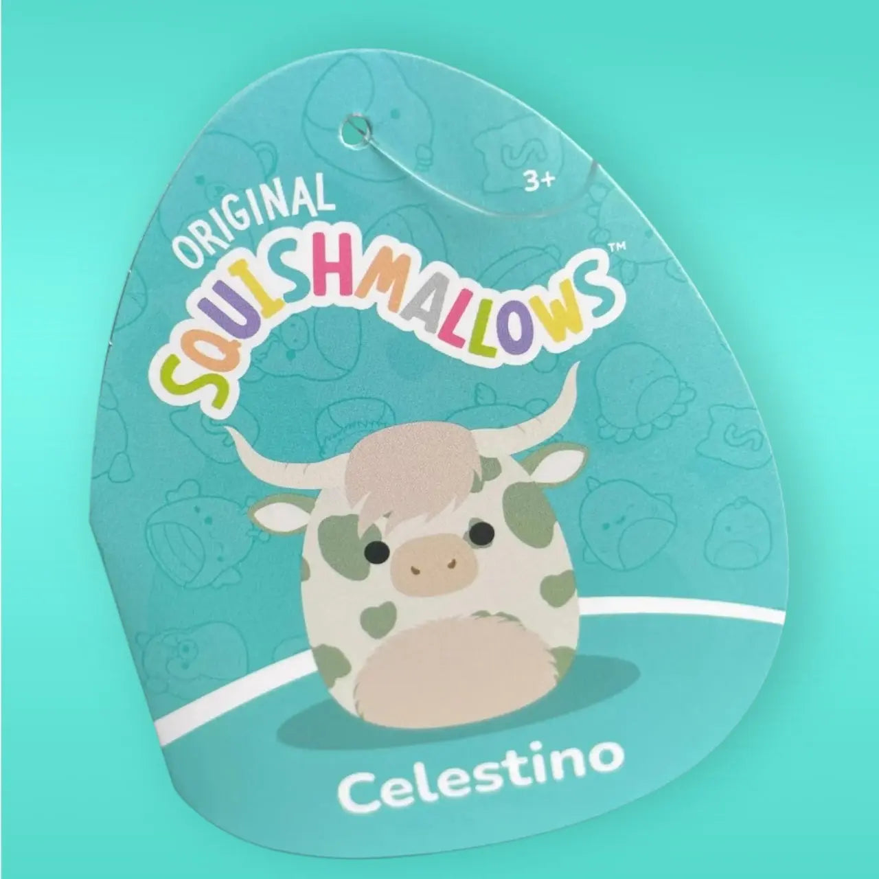 Squishmallow Plush Toy 8" Celestino the Highland Cow Squishmallows