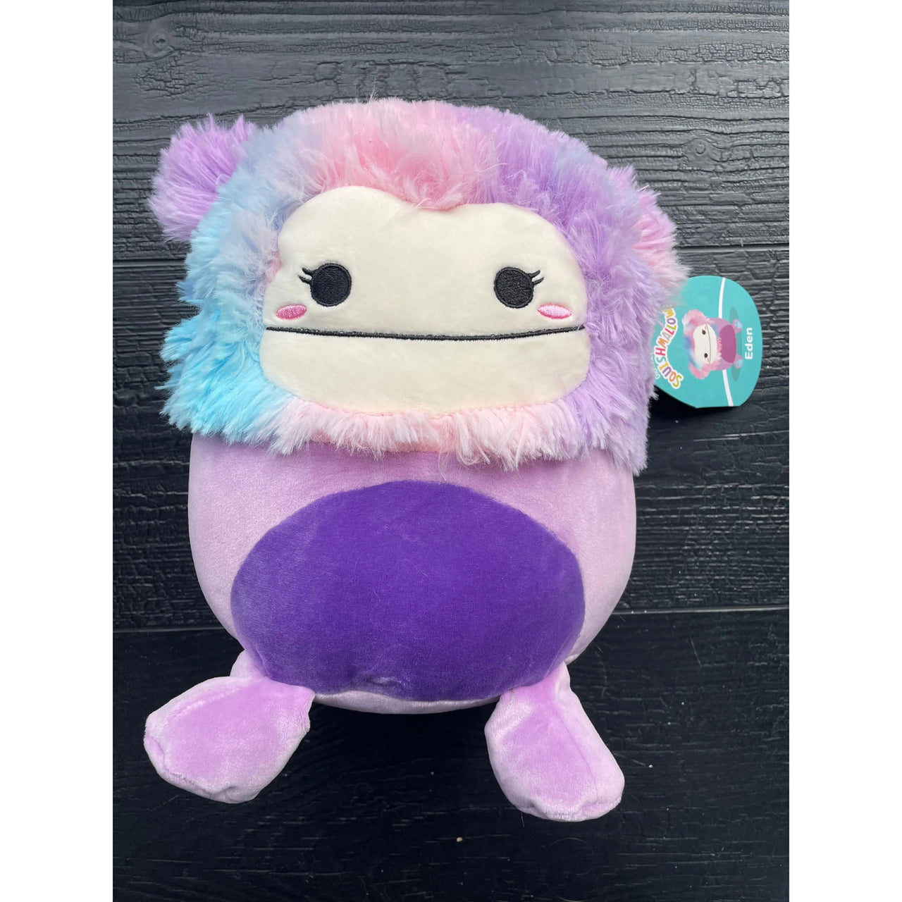 Squishmallow Plush Toy 8" Eden the Purple Bigfoot Squishmallows