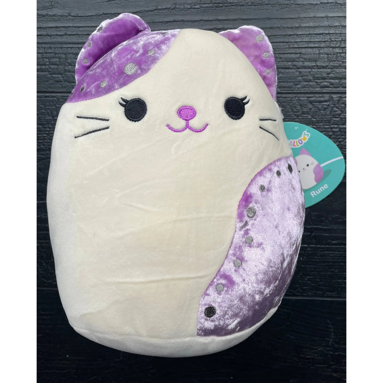 Squishmallow Plush Toy 8" Rune the Cat Velvet Squishmallows