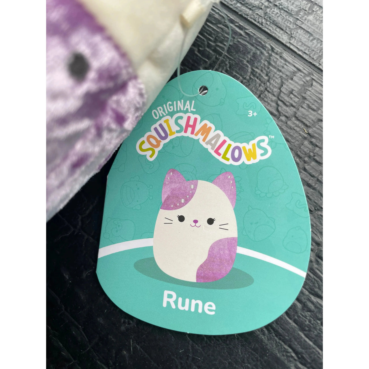 Squishmallow Plush Toy 8" Rune the Cat Velvet Squishmallows