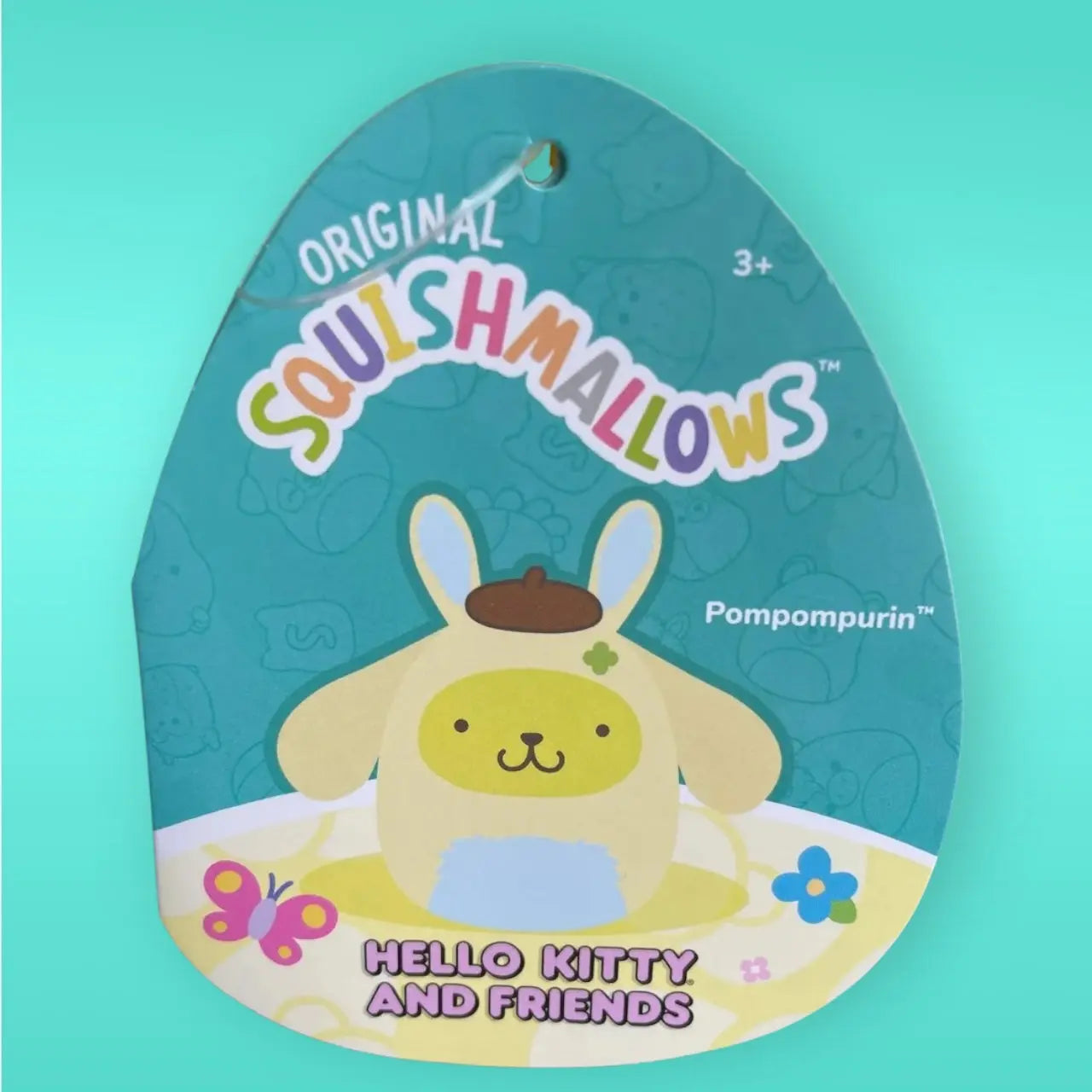 Squishmallow Sanrio Easter Plush Toy 8" Pompompurin Bunny Squishmallows