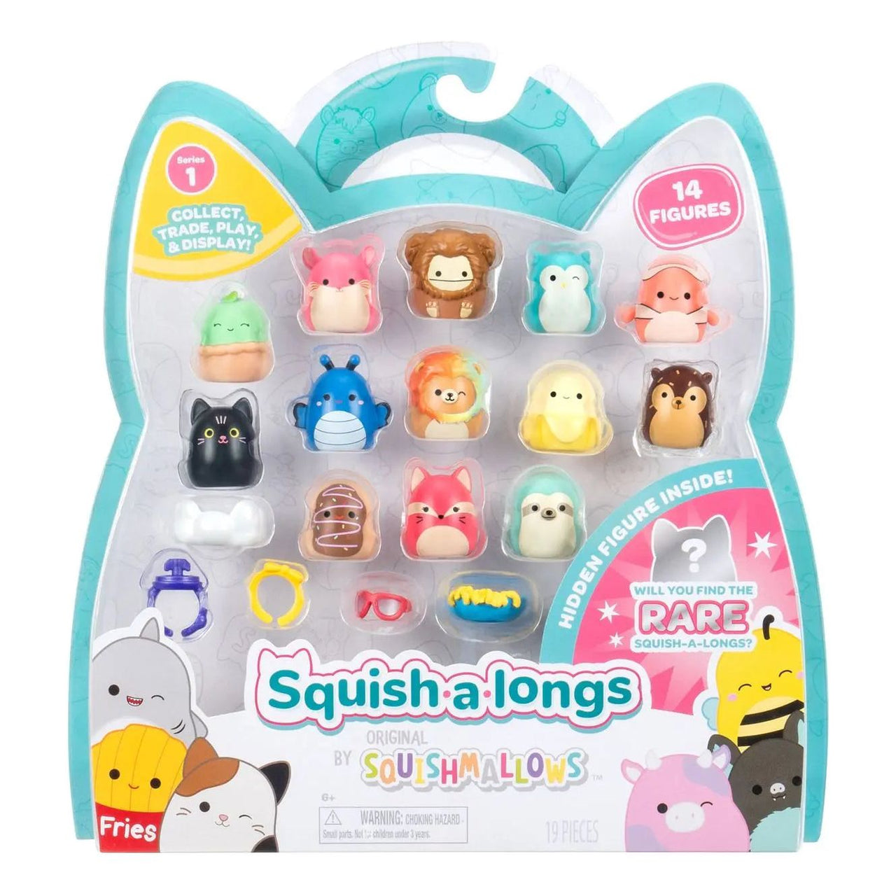 Squishmallow Squish a longs Mini Figures 14-Pack Style 1 3 cm Squishmallows