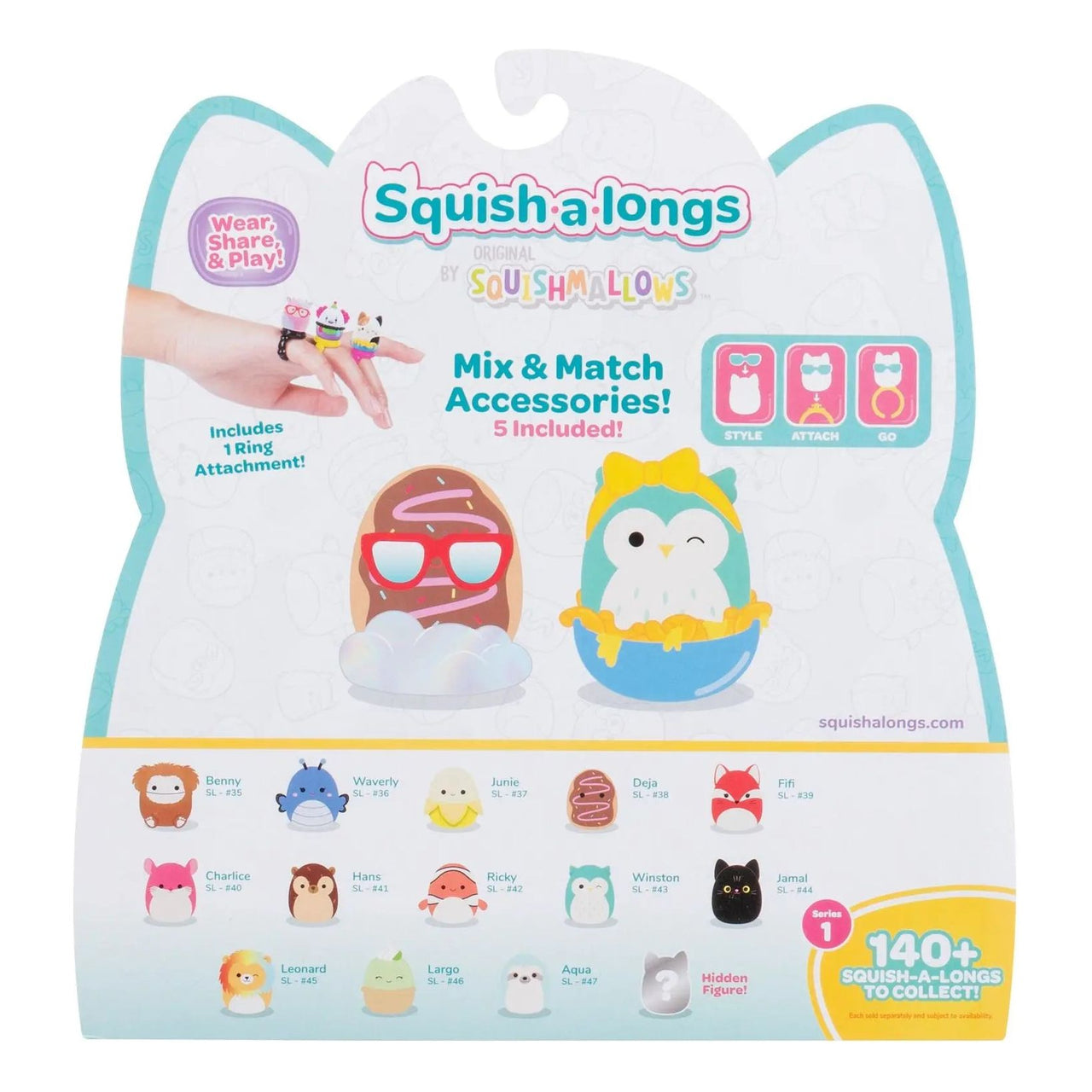 Squishmallow Squish a longs Mini Figures 14-Pack Style 1 3 cm Squishmallows