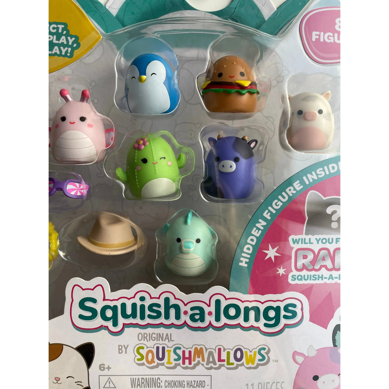 Squishmallow Squish a longs Mini Figures 8-Pack Style 1 3 cm Squishmallows