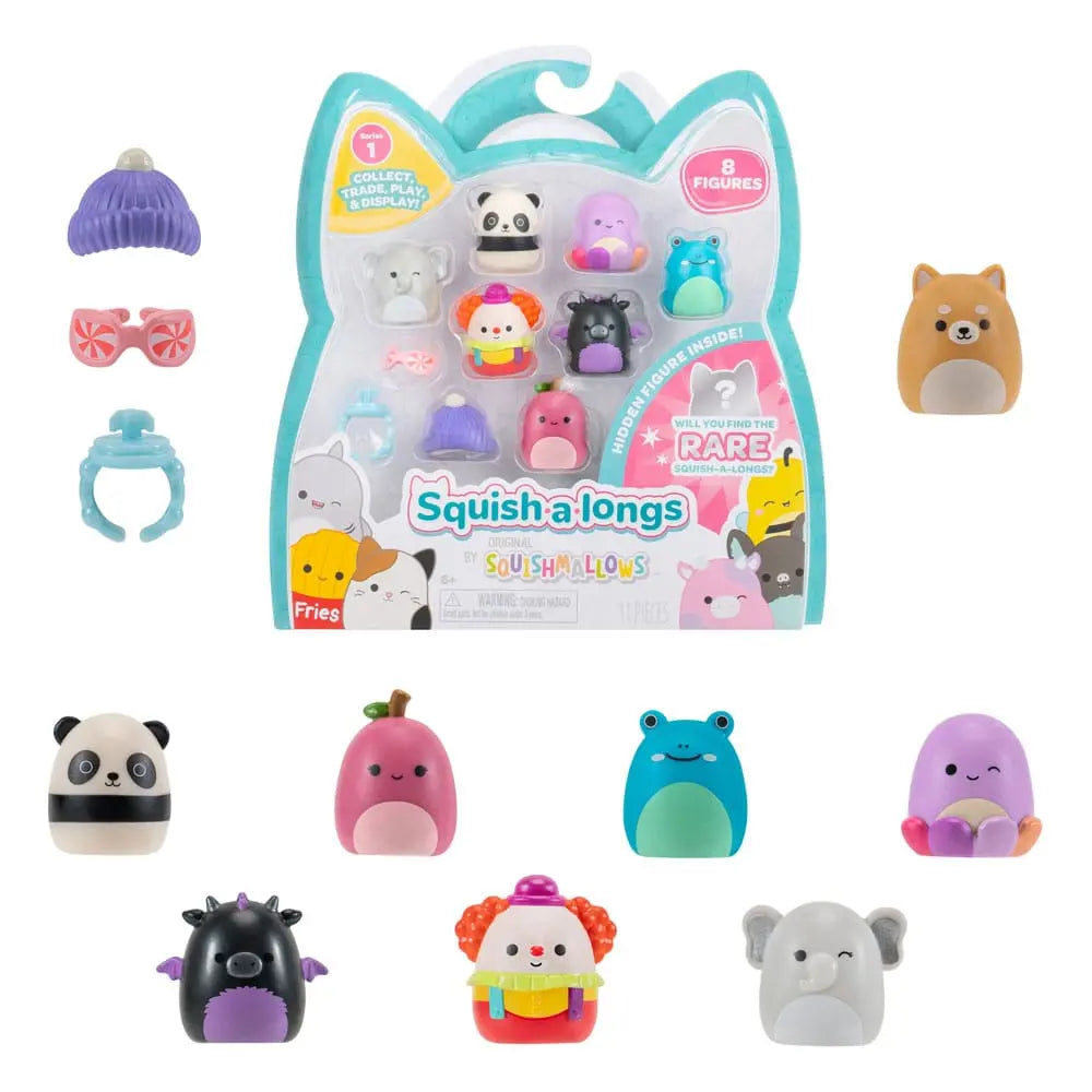 Squishmallow Squish a longs Mini Figures 8-Pack Style 3 3 cm Squishmallows
