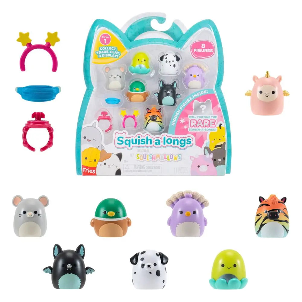 Squishmallow Squish a longs Mini Figures 8-Pack Style 4 3 cm Squishmallows