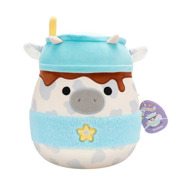 Squishmallow Easter Plush Toy 8" Mustafa the Latte Cow