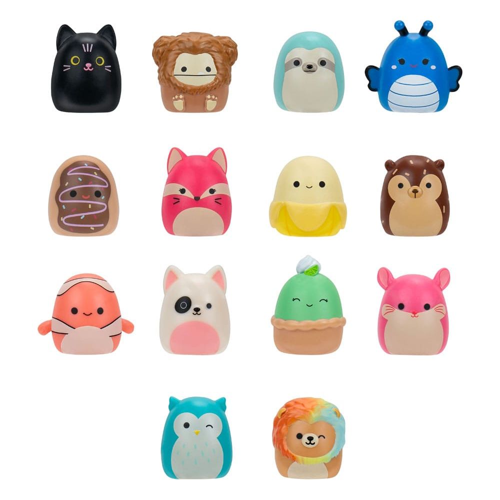 Squishmallow Squish a longs Mini Figures 14-Pack Style 1 3 cm Squishmallows