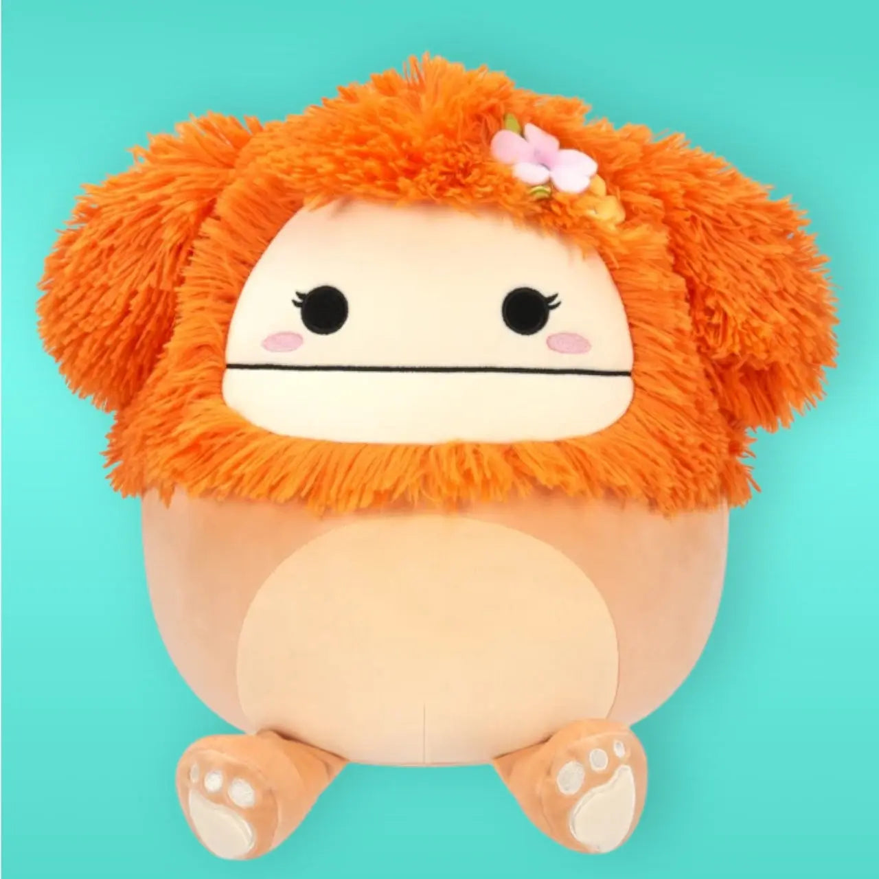 Squishmallows 12" Shasta the Orange Bigfoot Plush Squishmallows