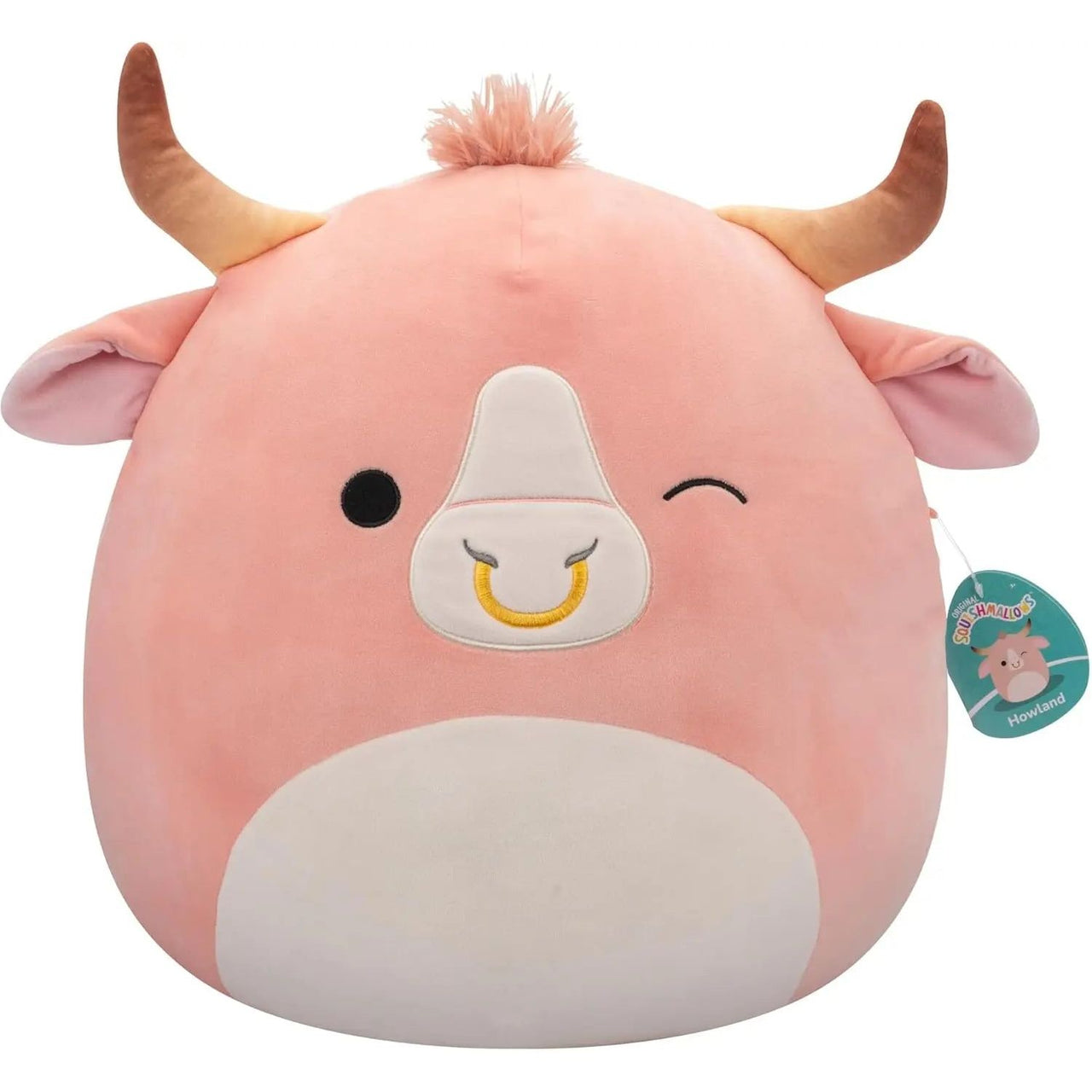 Squishmallows 16" Houston the Peach Brahma Bull Squishmallows