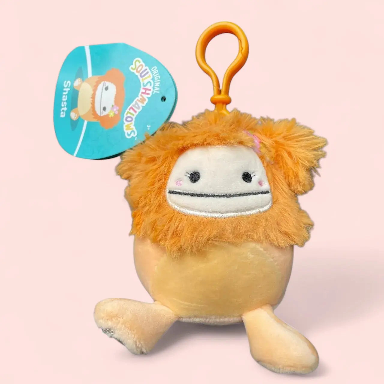 Squishmallows 3.5" Mini Clip-On Plush Shasta The Bigfoot Squishmallows