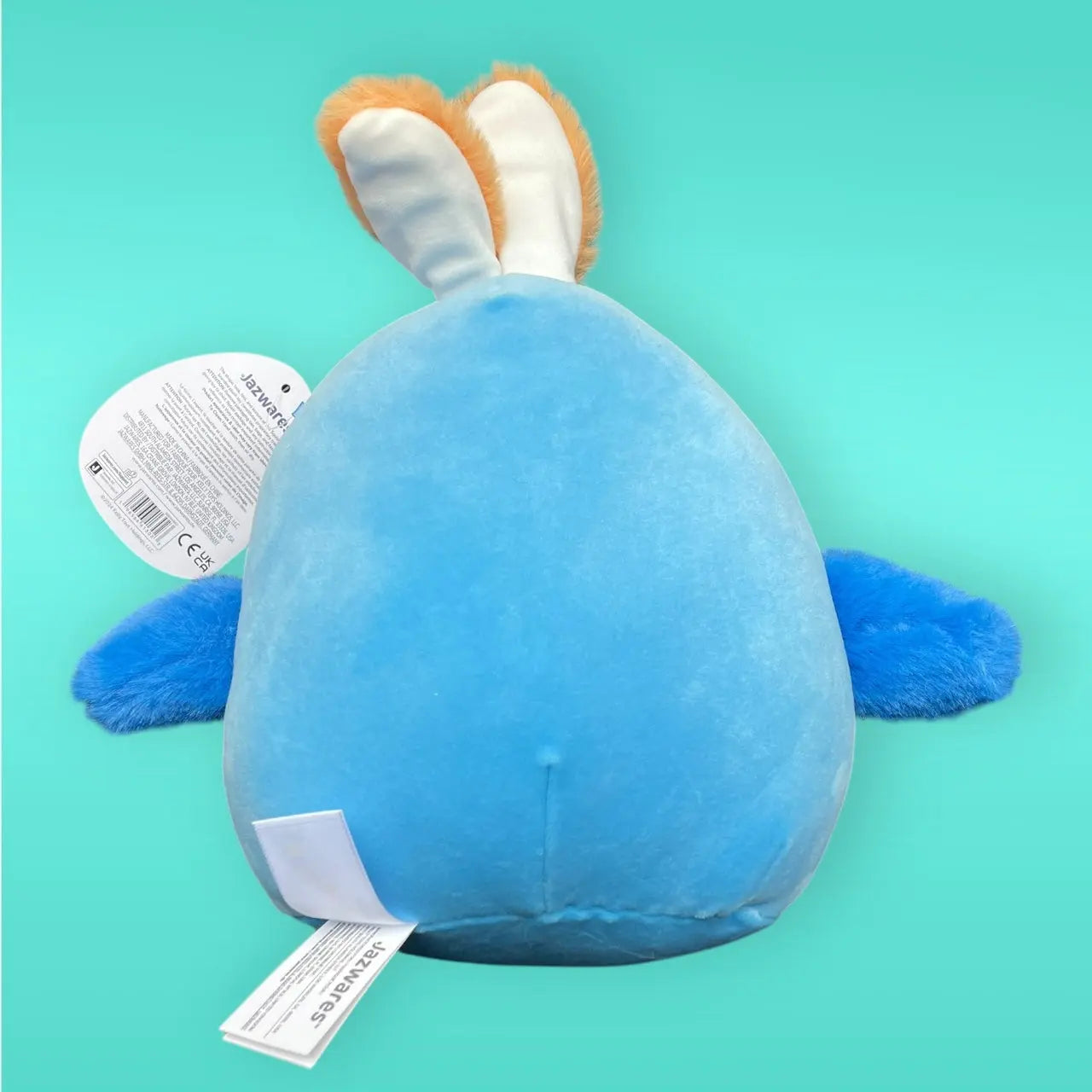 Squishmallows 7.5" Easter Plush Bebe The Blue Bird with Bunny Ears Squishmallows