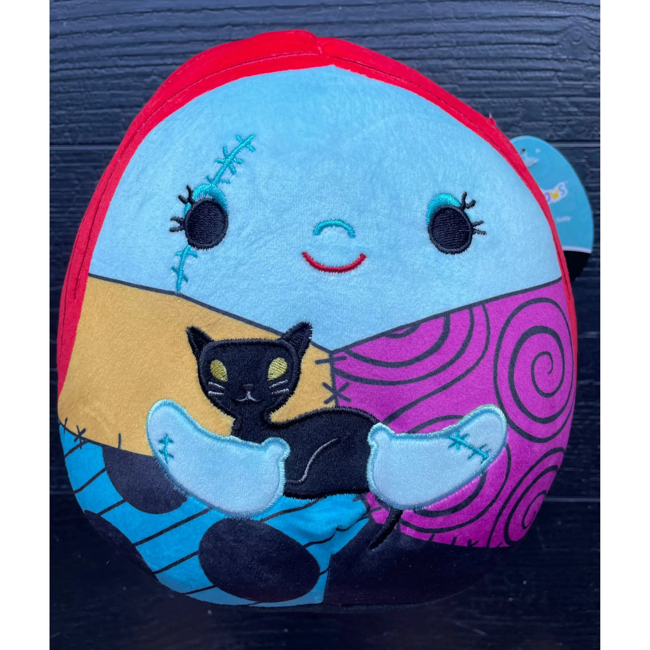 Squishmallows 8" Disney Nightmare Before Christmas Sally with Black Cat Squishmallows