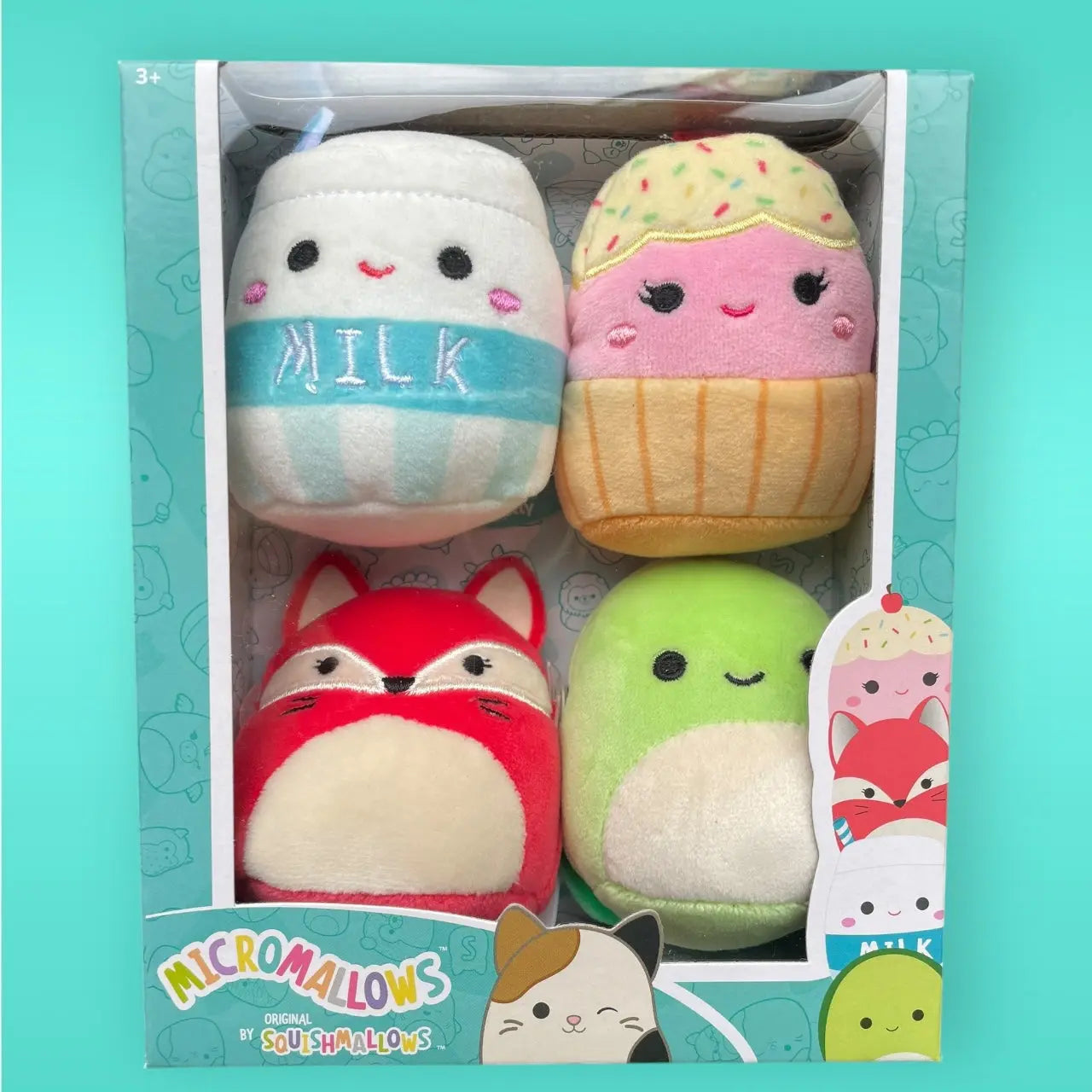 Squishmallows Micromallows Plush Figure 4-Pack D 5 cm - Fifi - Henry - Melly - Clara Squishmallows