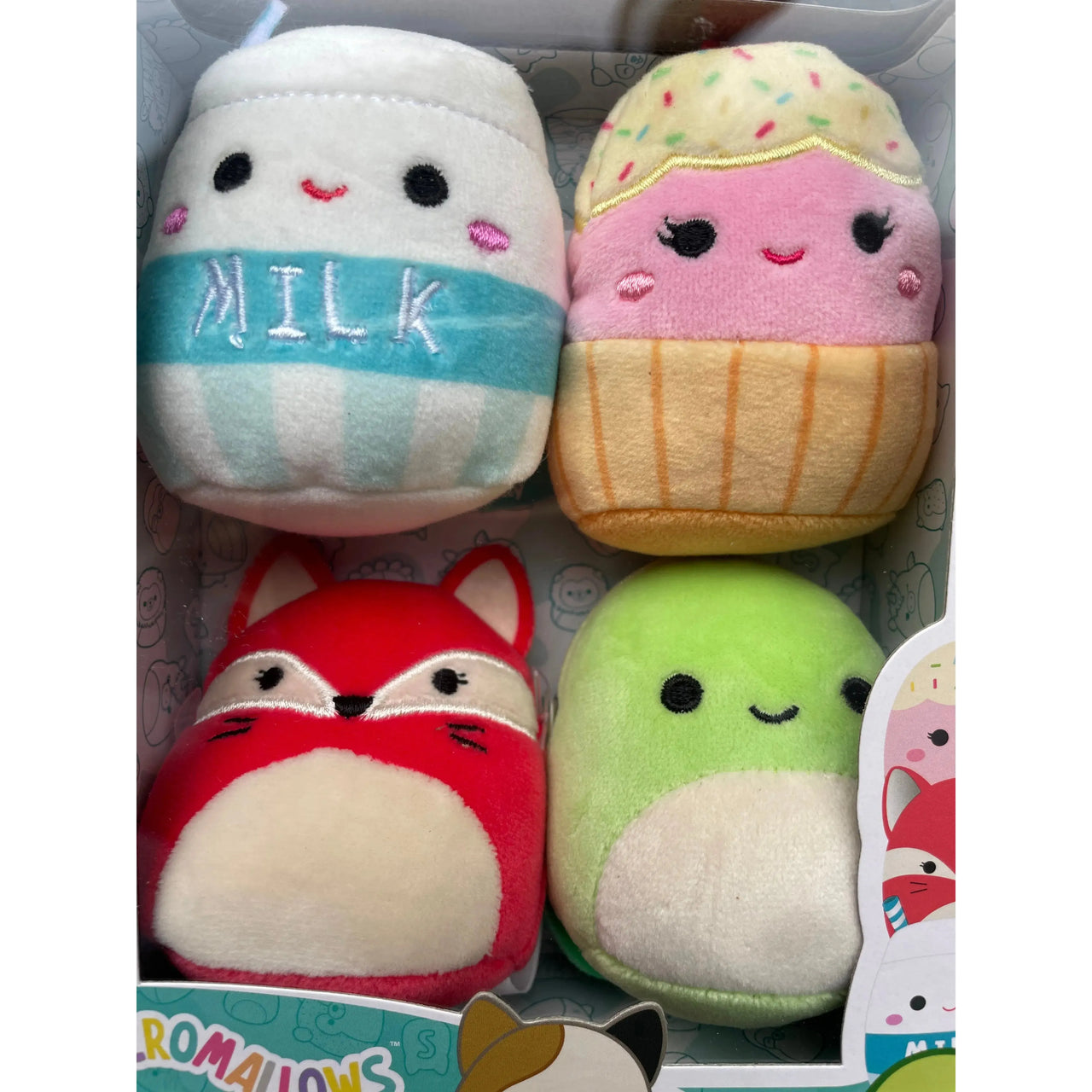 Squishmallows Micromallows Plush Figure 4-Pack D 5 cm - Fifi - Henry - Melly - Clara Squishmallows