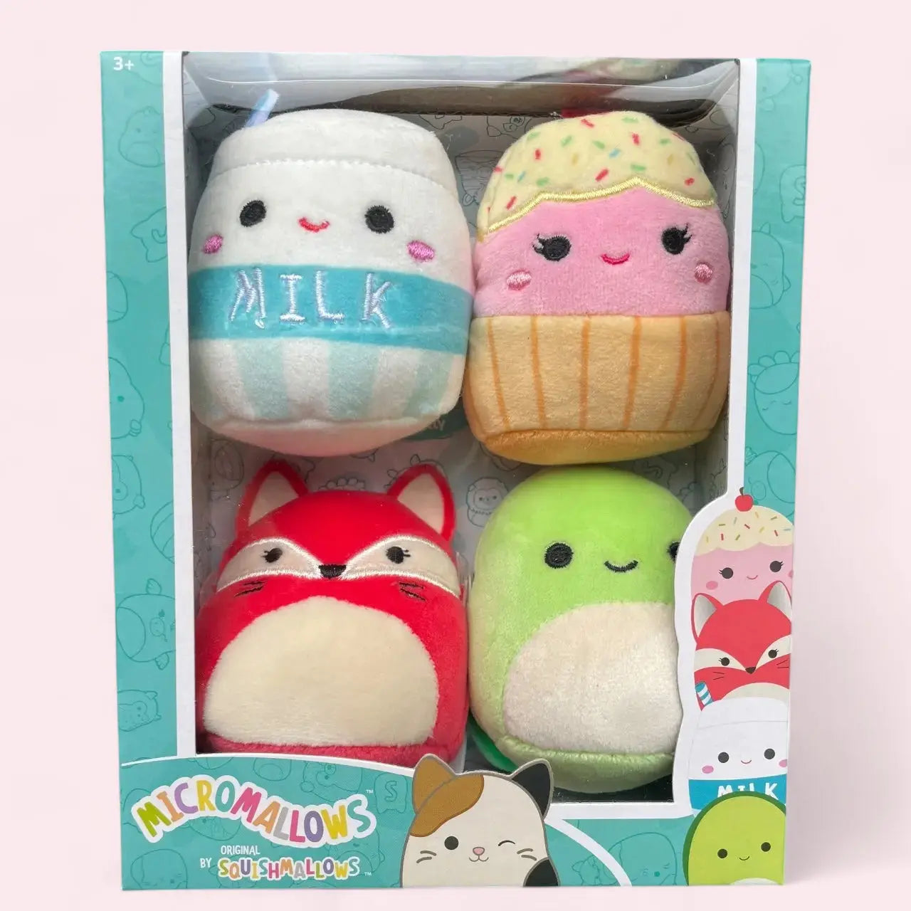 Squishmallows Micromallows Plush Figure 4-Pack D 5 cm - Fifi - Henry - Melly - Clara Squishmallows