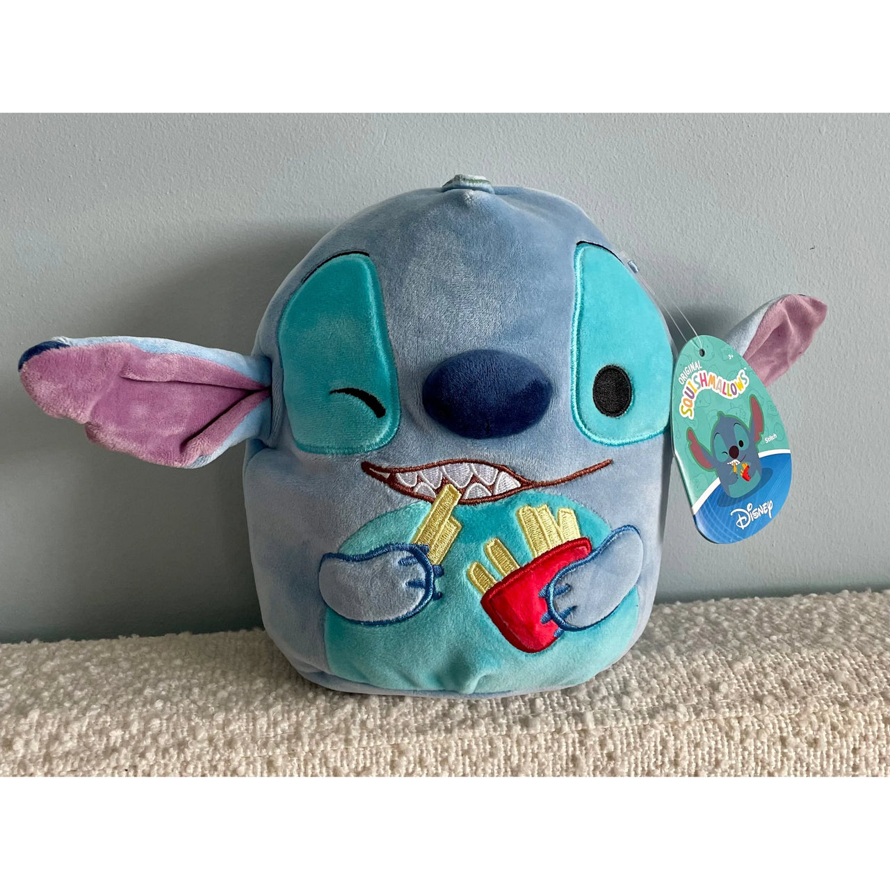 Squishmallows 8" Plush Disney Stitch Holding French Fries