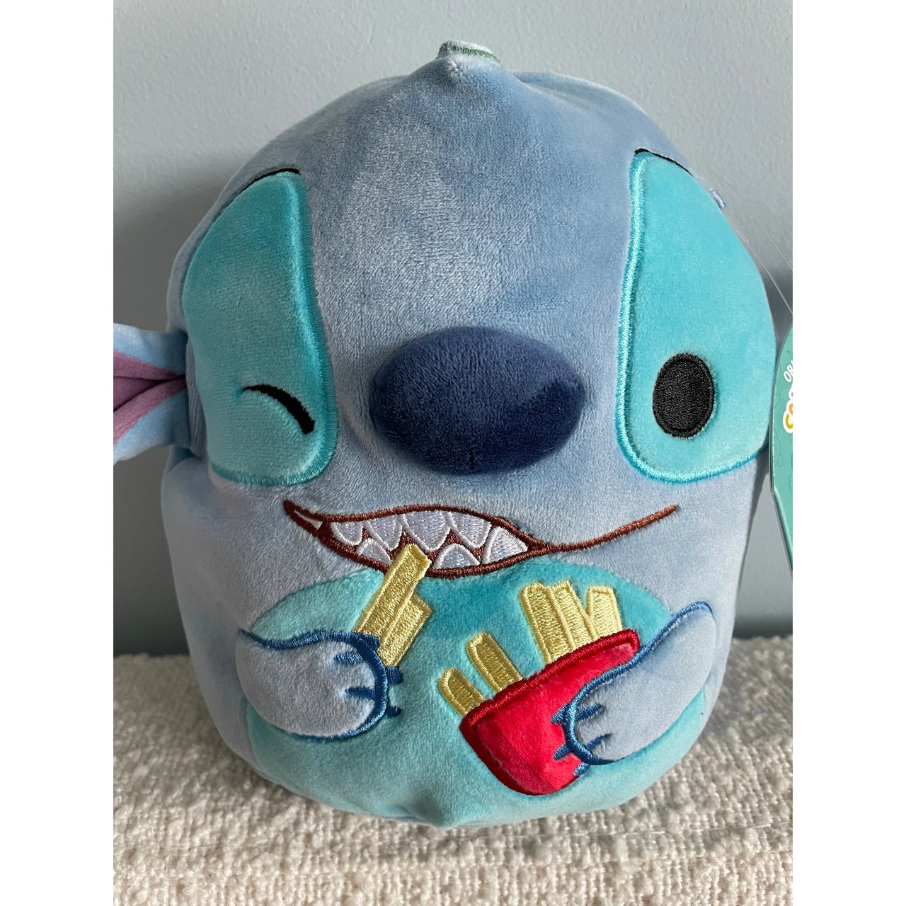 Squishmallows 8" Plush Disney Stitch Holding French Fries