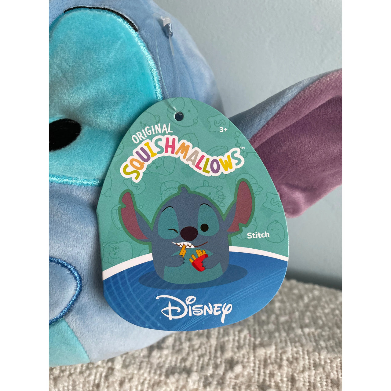 Squishmallows 8" Plush Disney Stitch Holding French Fries