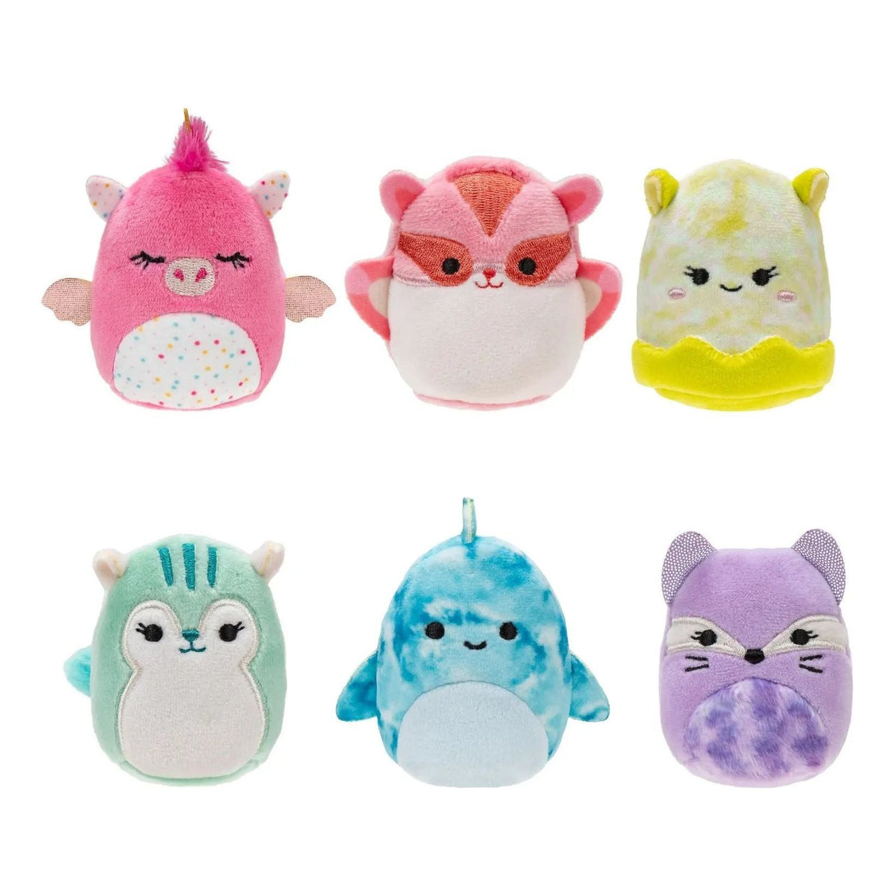 Squishville 2" Cute & Colourful 6 Pack Squishmallows