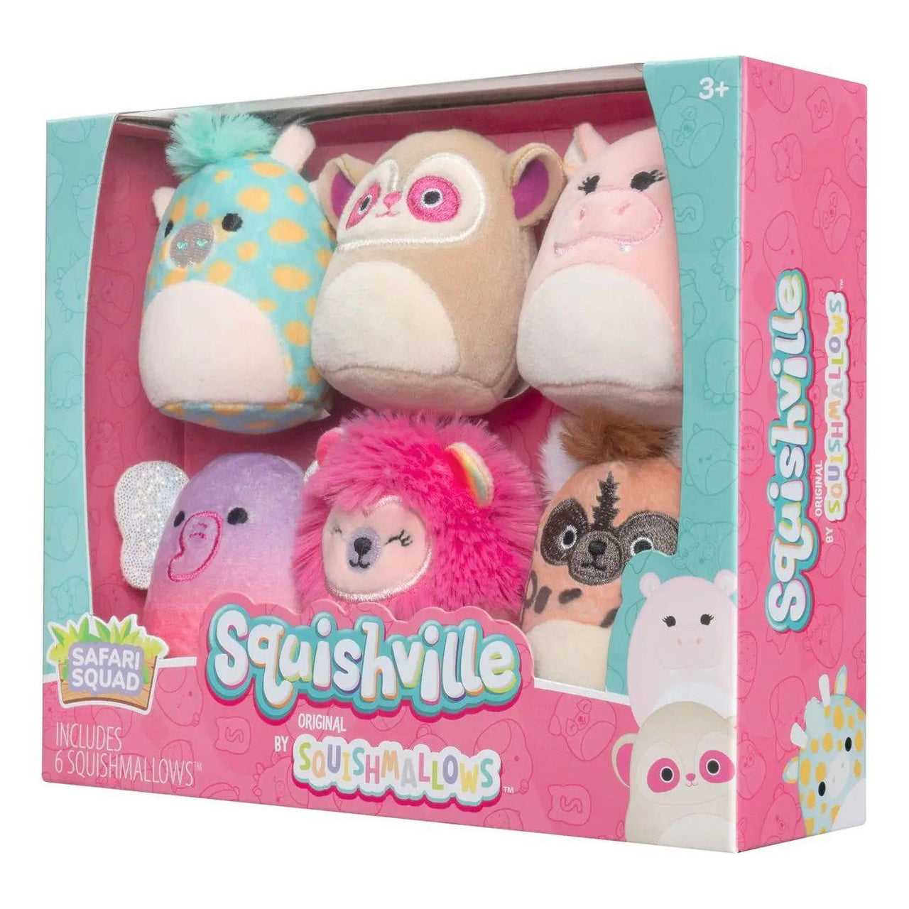 Squishville 2" Safari Squad 6 Pack Squishmallows