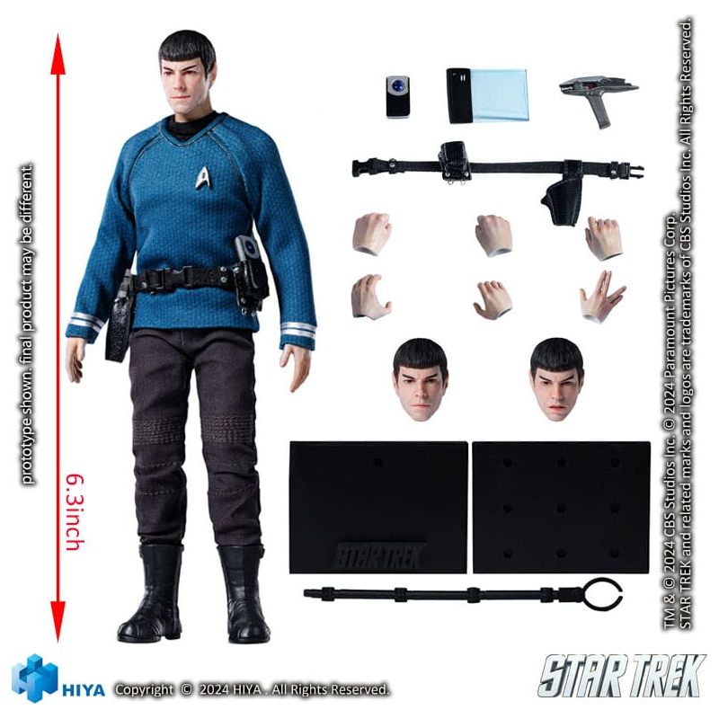 Star Trek 2009 Exquisite Super Series Actionfigur 1/12 Spock 16 cm Hiya