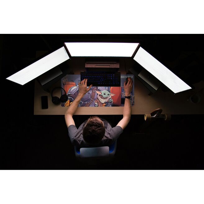 Star Wars Mandalorian & Child Gaming Desk Mat