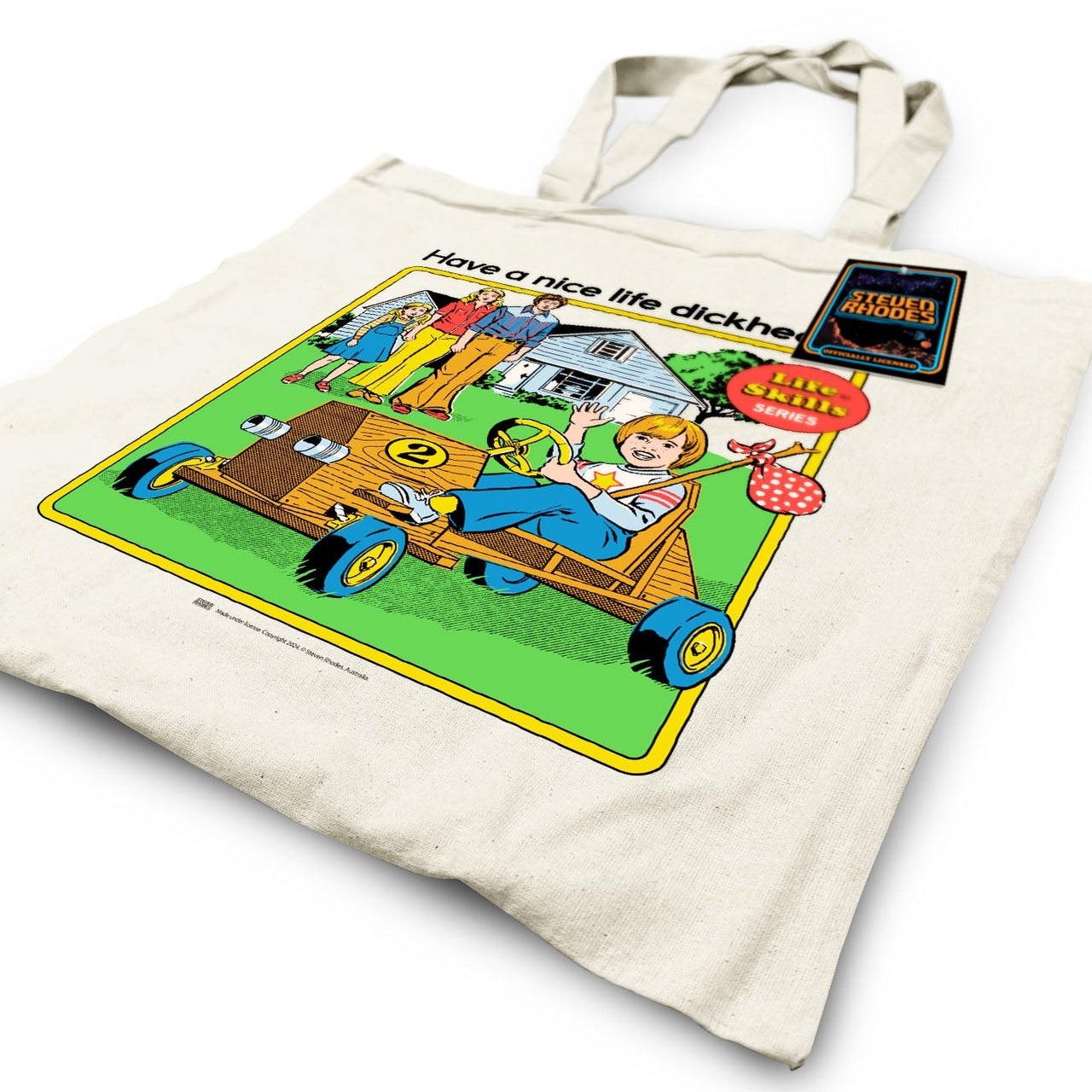 Steven Rhodes (Have A Nice Life) Natural Tote Bag