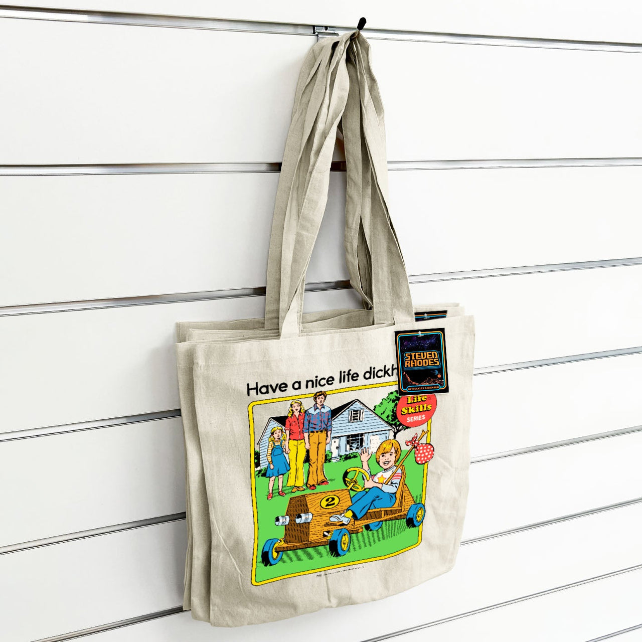 Steven Rhodes (Have A Nice Life) Natural Tote Bag