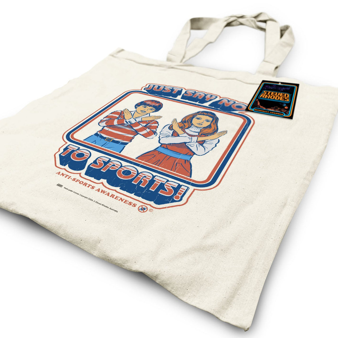 Steven Rhodes (Just Say No To Sports) Natural Tote Bag