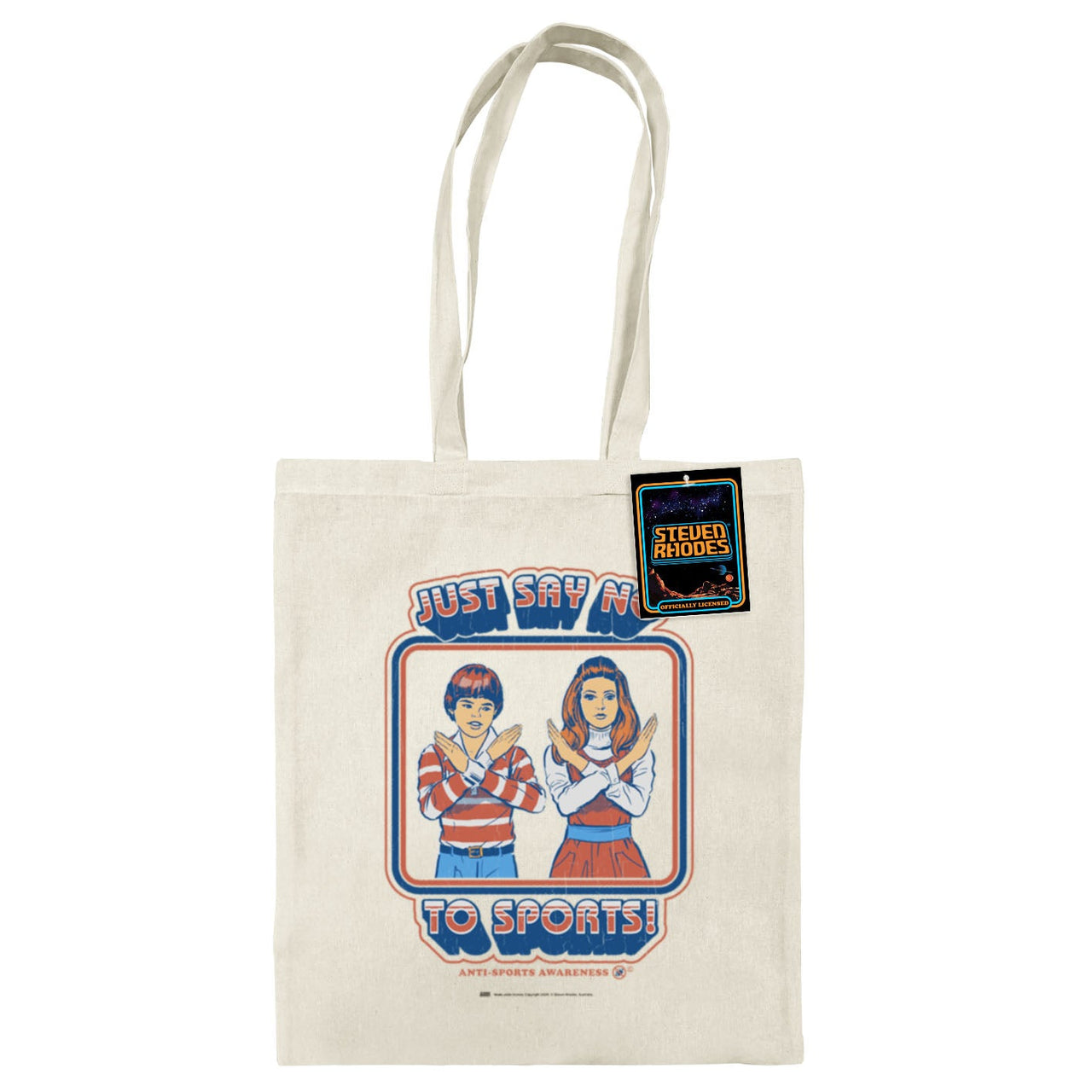 Steven Rhodes (Just Say No To Sports) Natural Tote Bag