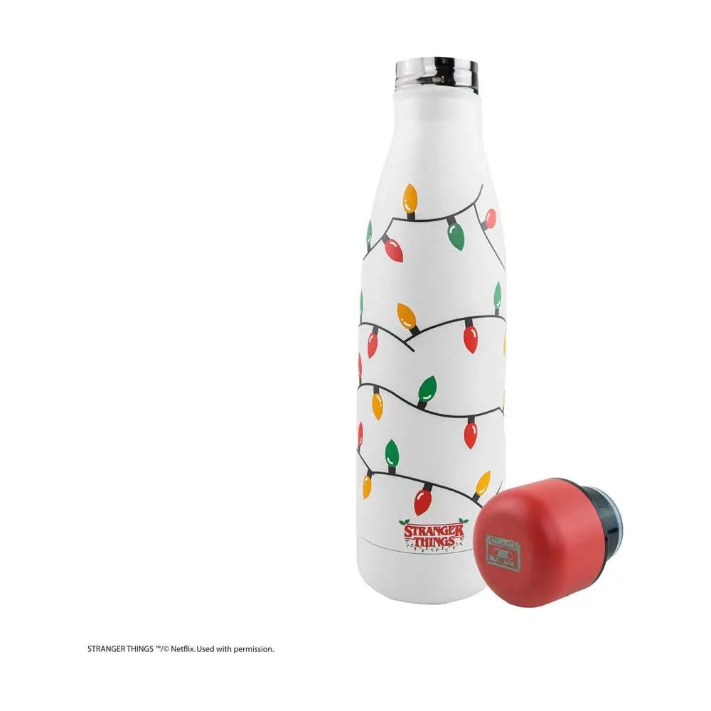 Stranger Things Thermo Water Bottle Christmas lights Cinereplicas
