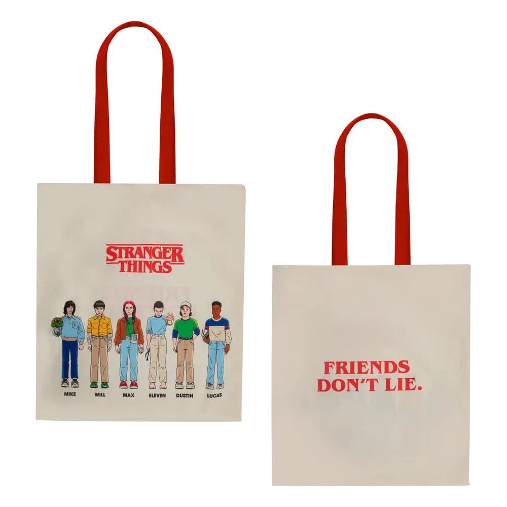 Stranger Things Tote Bag Friends Don't Lie Cinereplicas