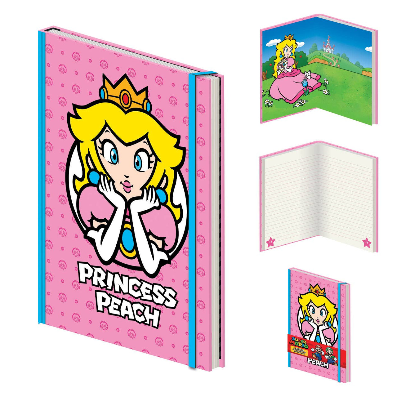 Super Mario (Peach) A5 Premium Notebook