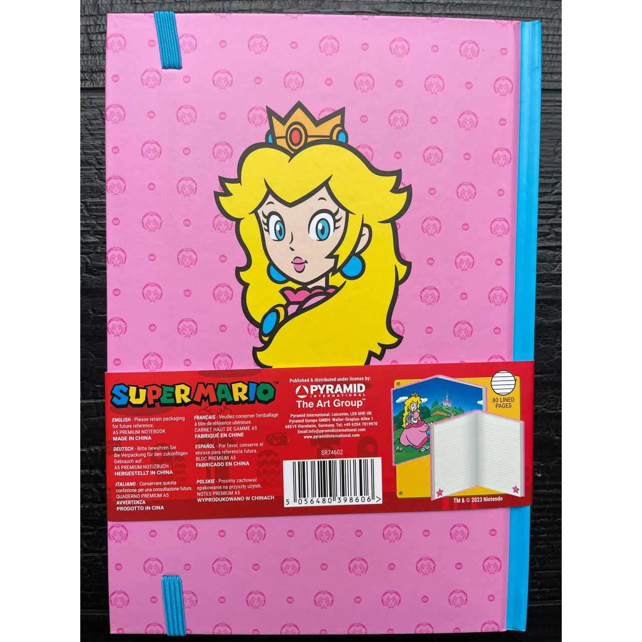 Super Mario (Peach) A5 Premium Notebook Pyramid International